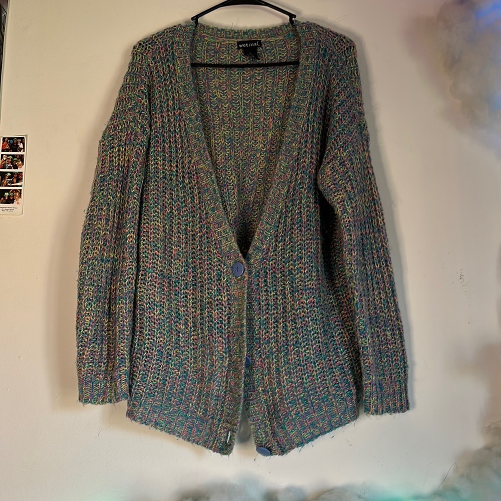 Multi color cardigan